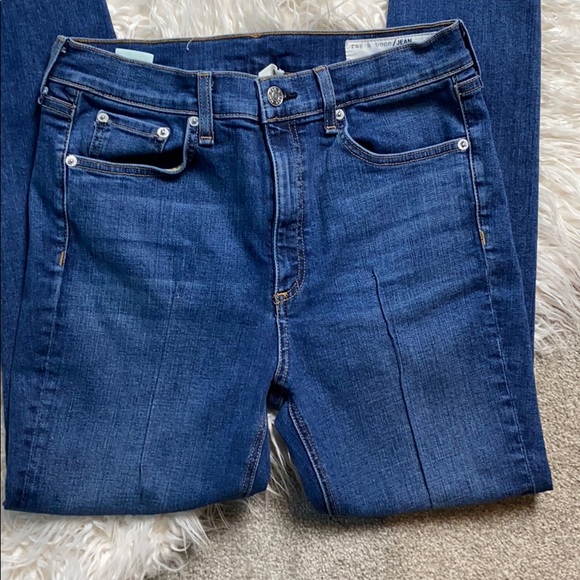 SALE Rag & bone 27 high rise ankle skinny, seam - Picture 2 of 5